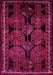 Machine Washable Persian Pink Traditional Rug, wshtr224pnk