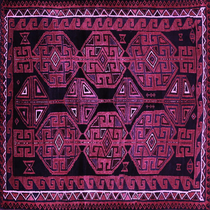 Square Persian Purple Traditional Rug, tr224pur