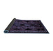 Sideview of Persian Blue Traditional Rug, tr224blu