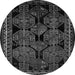Square Persian Gray Traditional Rug, tr224gry