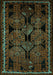 Persian Turquoise Traditional Rug, tr224turq