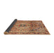 Sideview of Traditional Sand Brown Persian Rug, tr2250