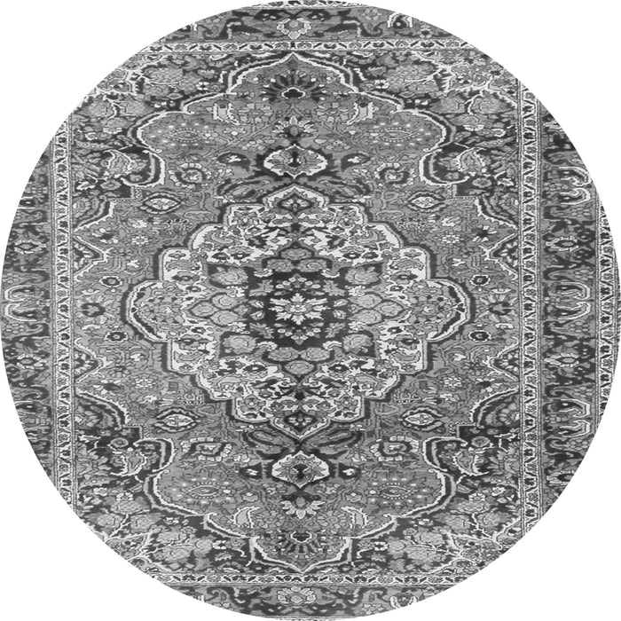 Machine Washable Persian Gray Traditional Rug, wshtr2250gry