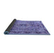 Sideview of Persian Blue Traditional Rug, tr2250blu