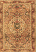 Machine Washable Persian Brown Traditional Rug, wshtr2250brn