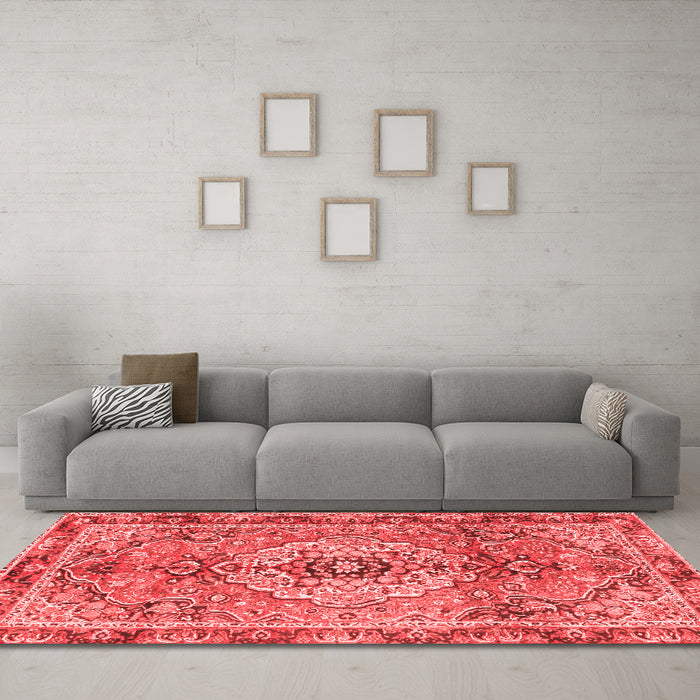 Traditional Red Washable Rugs