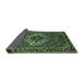 Sideview of Persian Turquoise Traditional Rug, tr2251turq