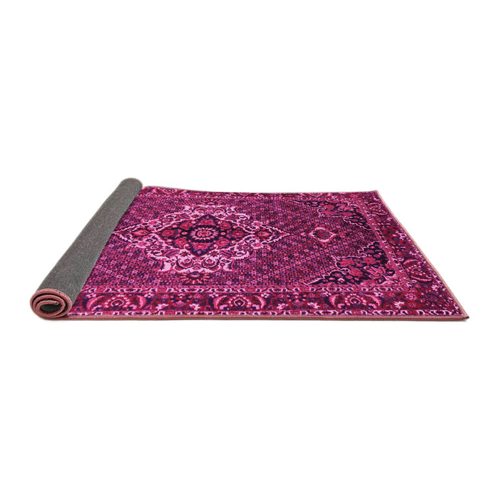 Sideview of Persian Pink Traditional Rug, tr2251pnk