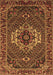 Machine Washable Persian Brown Traditional Rug, wshtr2251brn