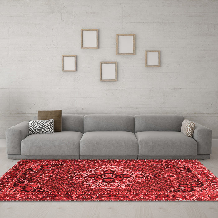Traditional Red Washable Rugs