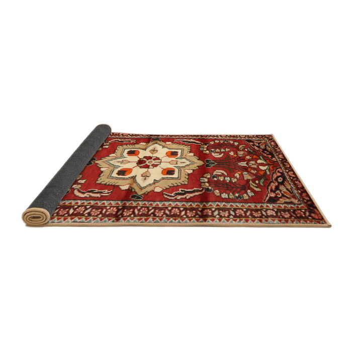 Sideview of Traditional Red Persian Rug, tr2252