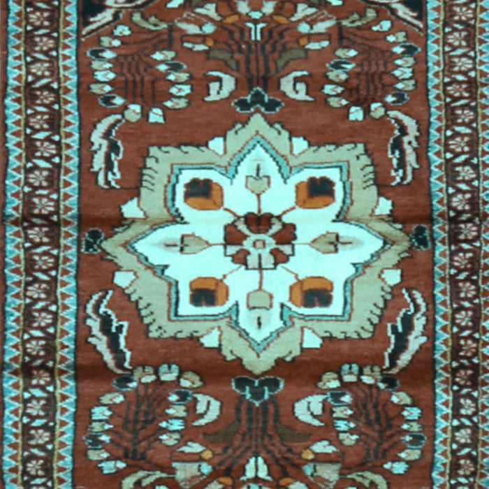 Machine Washable Persian Light Blue Traditional Rug, wshtr2252lblu