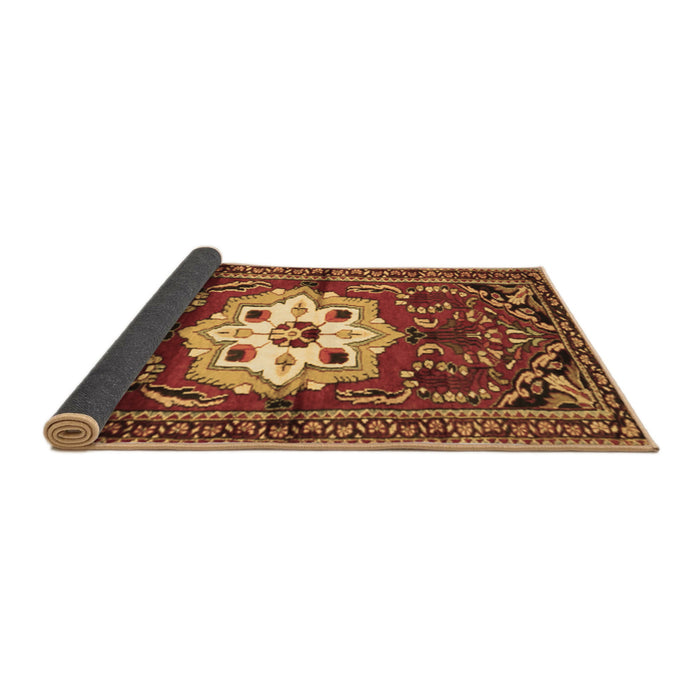 Sideview of Persian Brown Traditional Rug, tr2252brn