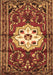 Machine Washable Persian Brown Traditional Rug, wshtr2252brn