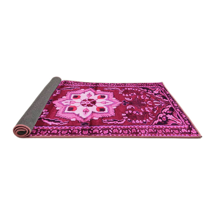 Sideview of Persian Pink Traditional Rug, tr2252pnk