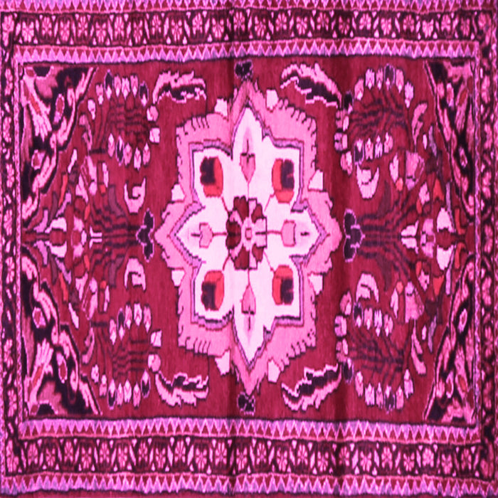 Square Persian Pink Traditional Rug, tr2252pnk