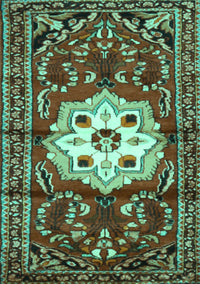 Persian Turquoise Traditional Rug, tr2252turq