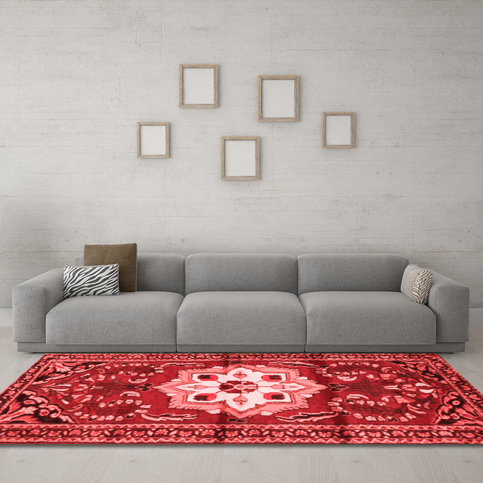 Traditional Red Washable Rugs