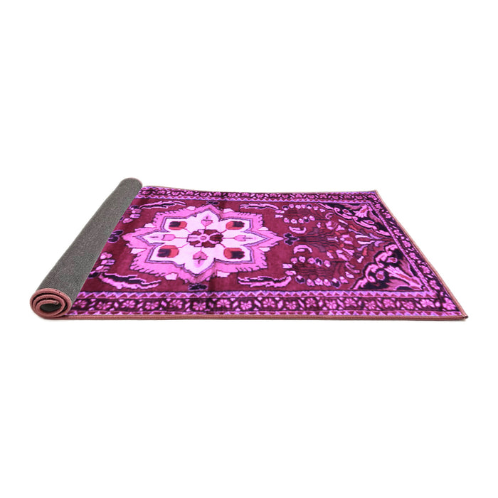 Sideview of Persian Purple Traditional Rug, tr2252pur