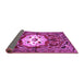 Sideview of Persian Purple Traditional Rug, tr2252pur