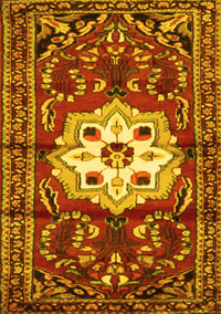 Persian Yellow Traditional Rug, tr2252yw