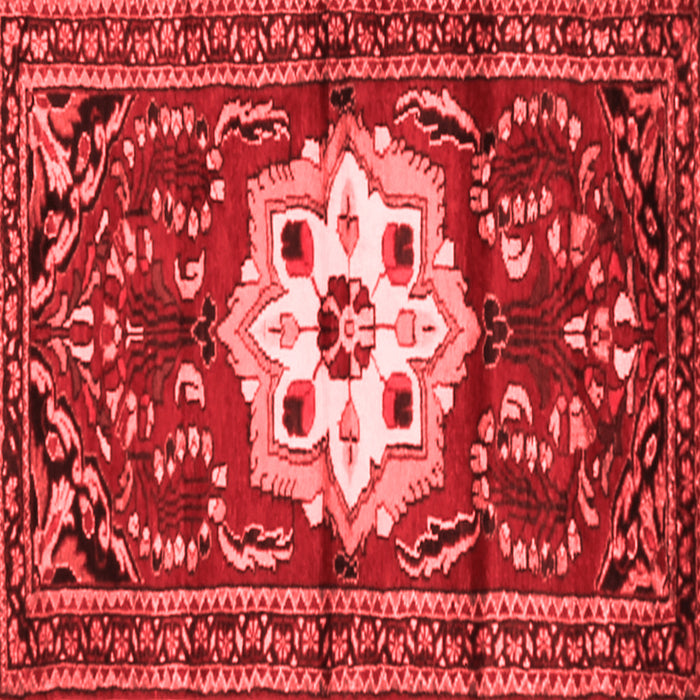 Machine Washable Persian Red Traditional Rug, wshtr2252red