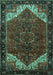 Persian Turquoise Traditional Rug, tr2254turq