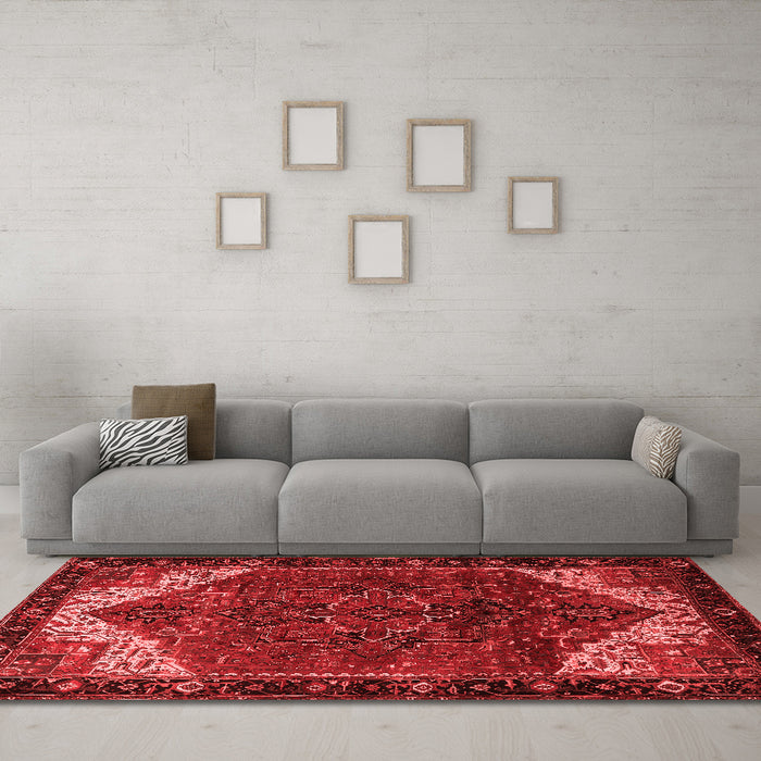 Traditional Red Washable Rugs