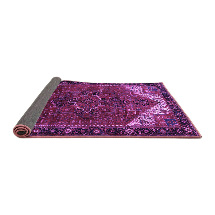 Sideview of Persian Purple Traditional Rug, tr2254pur