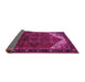 Sideview of Persian Pink Traditional Rug, tr2254pnk