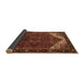 Sideview of Persian Brown Traditional Rug, tr2254brn