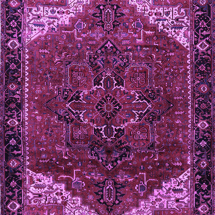 Machine Washable Persian Purple Traditional Area Rugs, wshtr2254pur