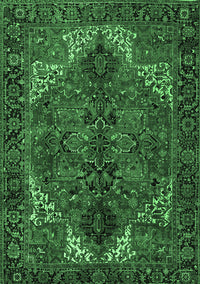 Persian Emerald Green Traditional Rug, tr2255emgrn