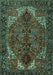 Persian Turquoise Traditional Rug, tr2255turq