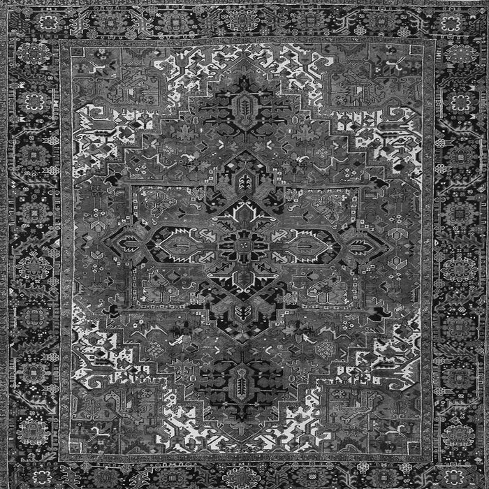 Serging Thickness of Persian Gray Traditional Rug, tr2255gry
