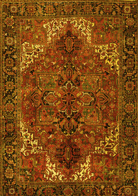 Persian Yellow Traditional Rug, tr2255yw