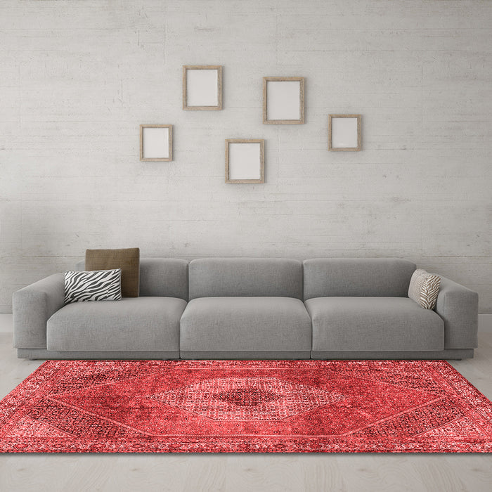 Traditional Red Washable Rugs