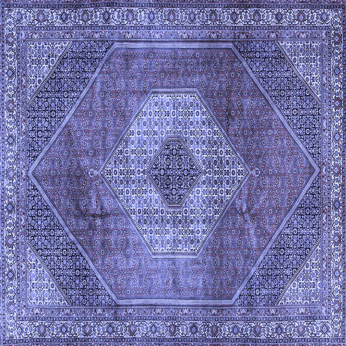 Square Persian Blue Traditional Rug, tr2256blu