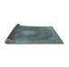 Sideview of Persian Light Blue Traditional Rug, tr2257lblu