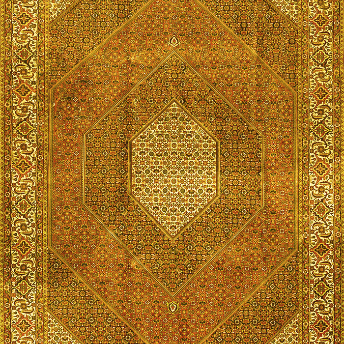 Machine Washable Persian Yellow Traditional Rug, wshtr2257yw