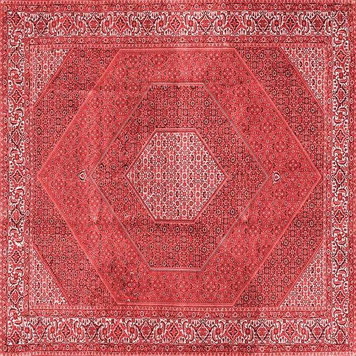 Machine Washable Persian Red Traditional Rug, wshtr2257red