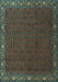 Persian Light Blue Traditional Rug, tr2258lblu