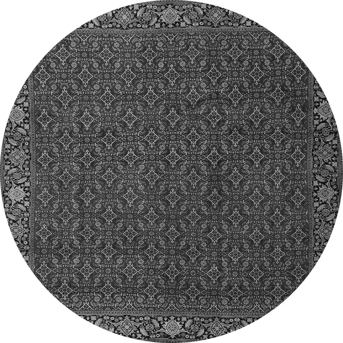 Square Persian Gray Traditional Rug, tr2258gry