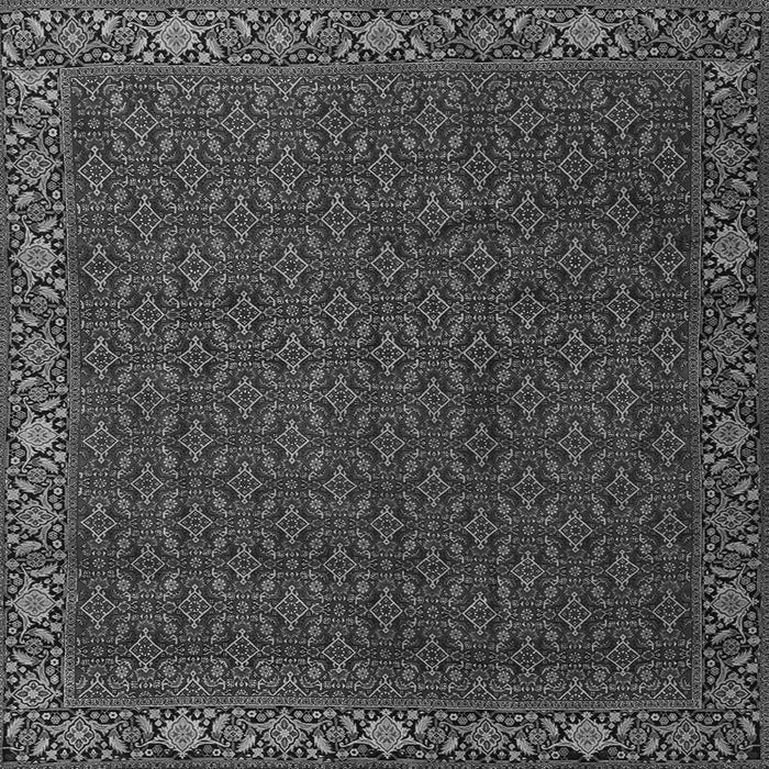 Serging Thickness of Persian Gray Traditional Rug, tr2258gry