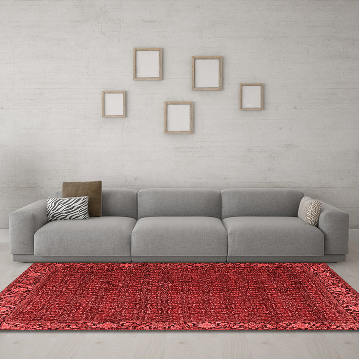 Traditional Red Washable Rugs