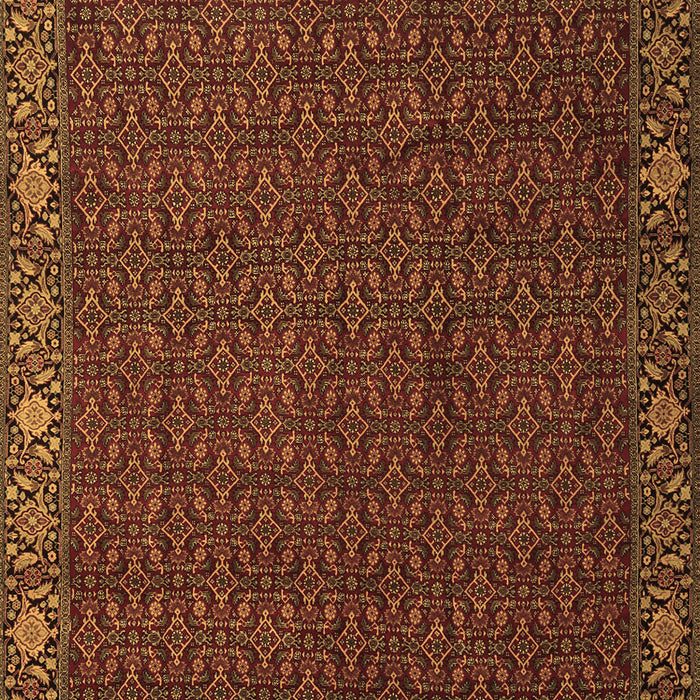 Machine Washable Persian Brown Traditional Rug, wshtr2258brn