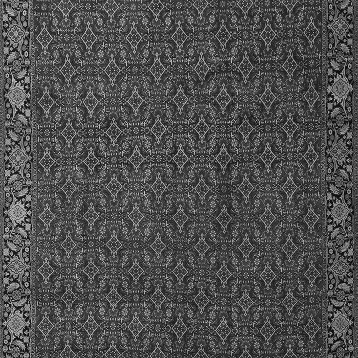 Serging Thickness of Machine Washable Persian Gray Traditional Rug, wshtr2258gry
