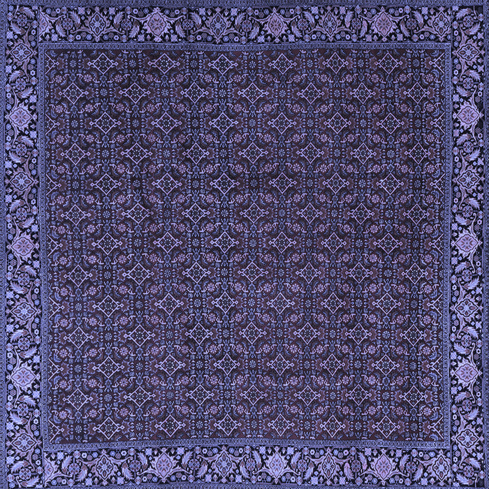 Square Persian Blue Traditional Rug, tr2258blu