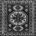 Serging Thickness of Persian Gray Traditional Rug, tr2259gry