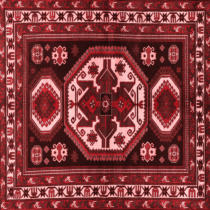 Machine Washable Persian Red Traditional Rug, wshtr2259red